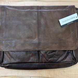 Oak Leathers Brown Men's Messenger Bag